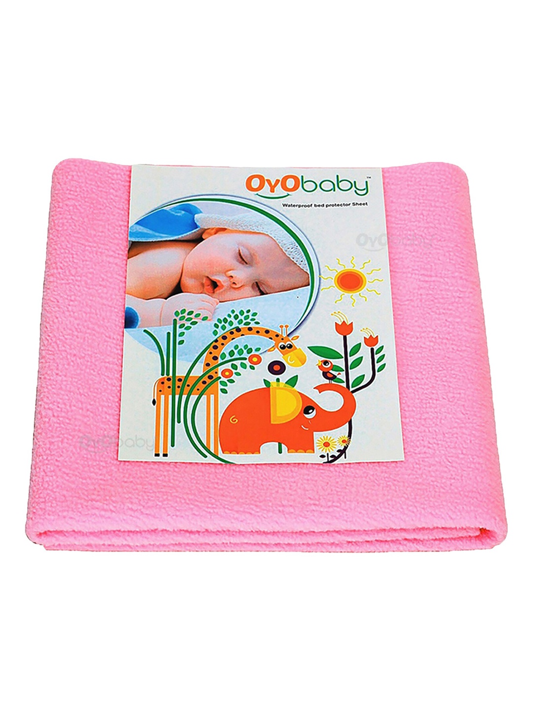 

OyO Baby Infants Waterproof Bed Protector Dry Sheets - Small, Pink