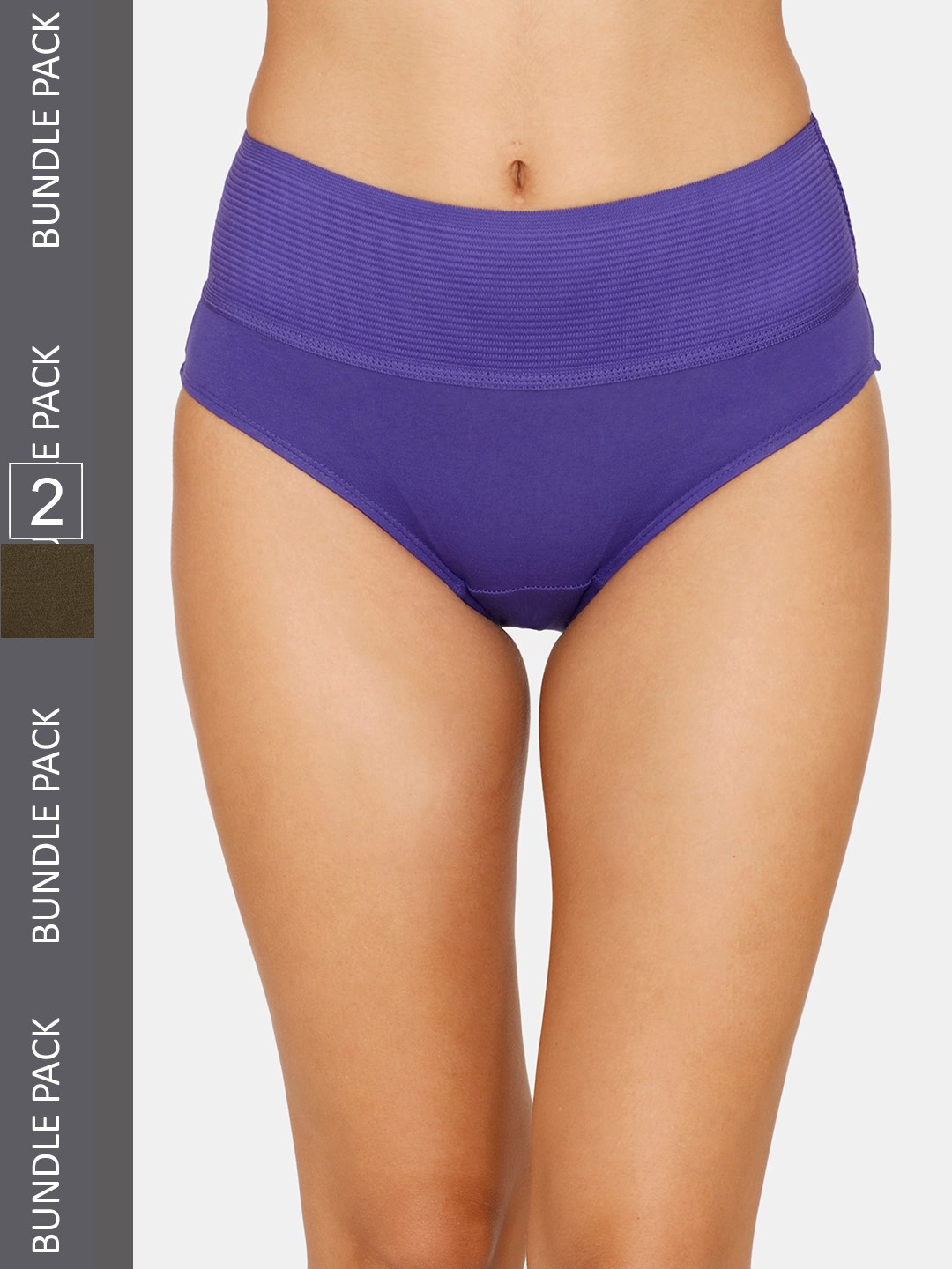 

Zivame Women Pack Of 2 Hipster Briefs, Blue