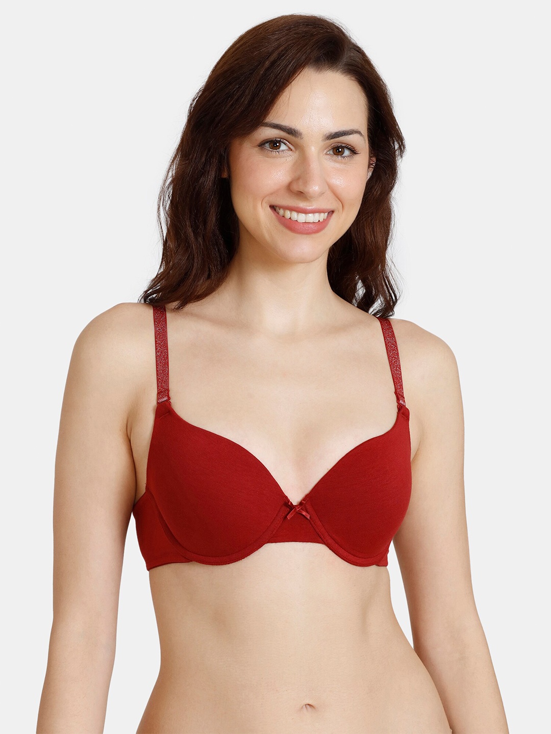 

Zivame Heavily Padded Push-Up Bra, Red