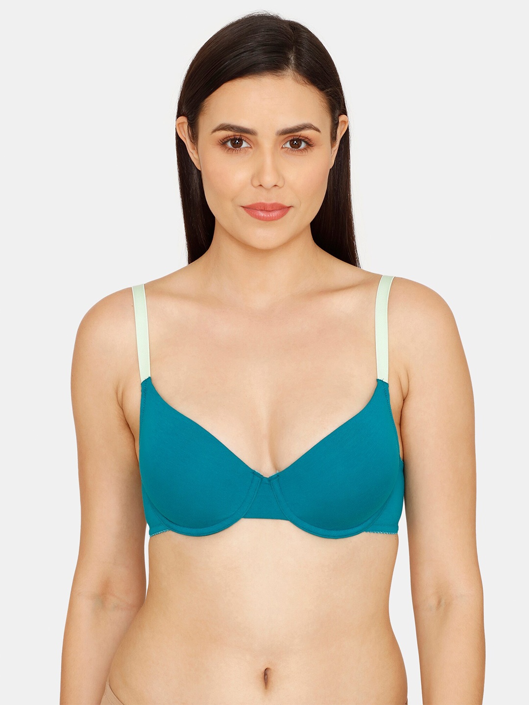 

Zivame Blue Heavily Padded T-Shirt Bra