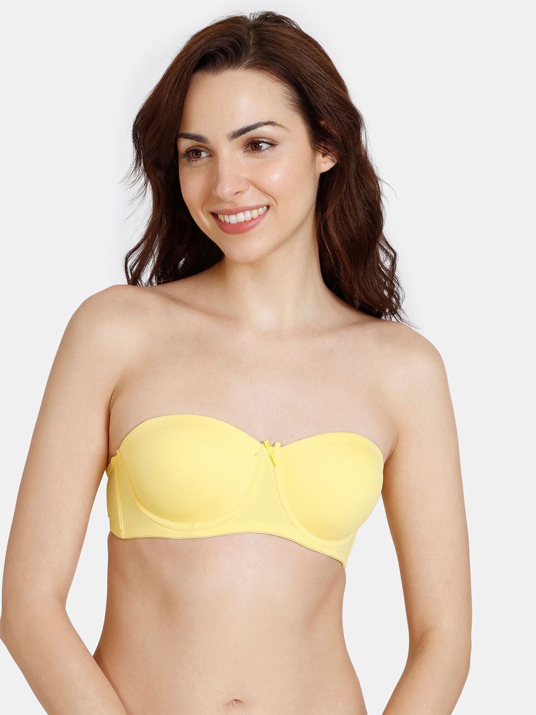 

Zivame Heavily Padded T-Shirt Bra, Yellow