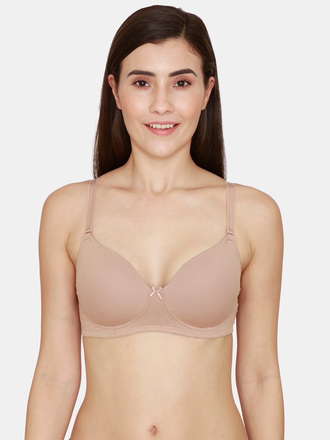 

Zivame Heavily Padded T-Shirt Bra, Beige