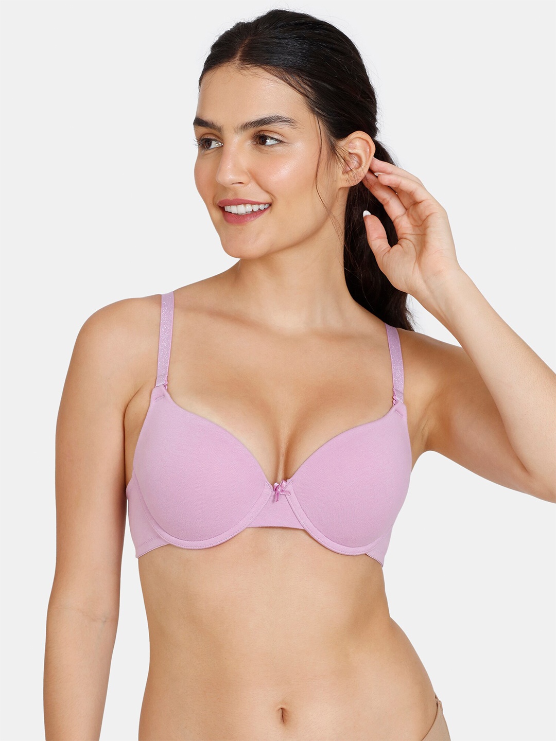 

Zivame Heavily Padded Push-Up Bra, Purple