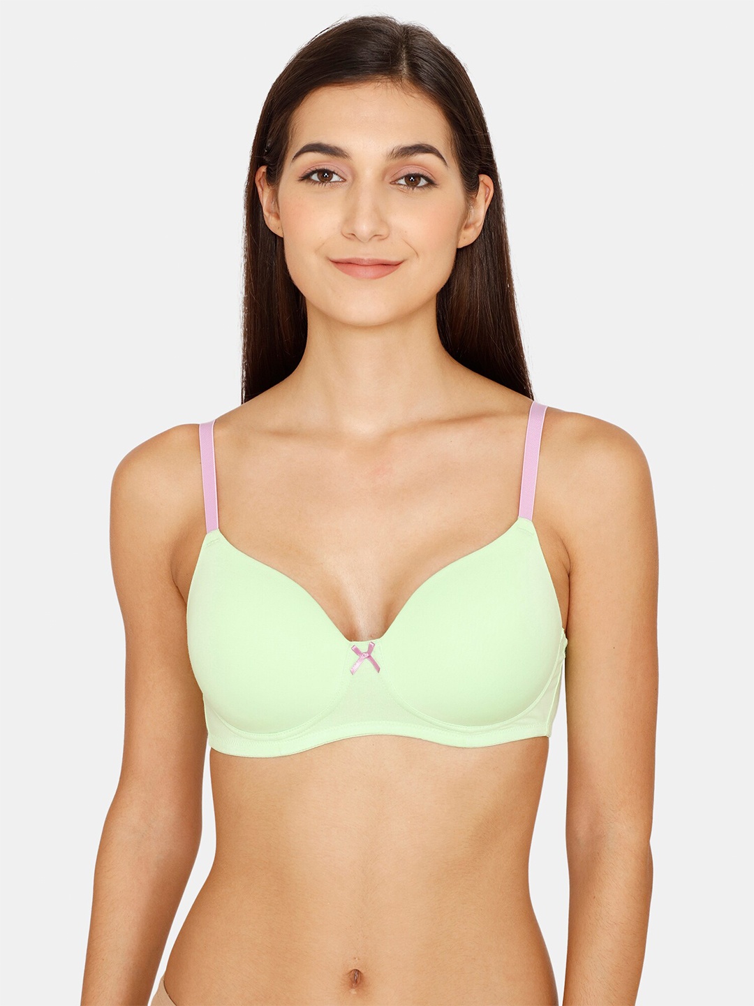 

Zivame Heavily Padded T-Shirt Bra, Green