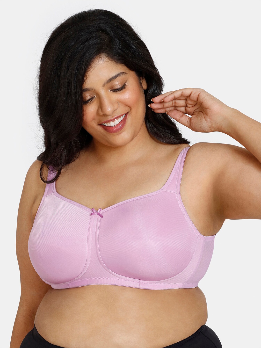 

Zivame Lightly Padded Minimizer Bra, Purple
