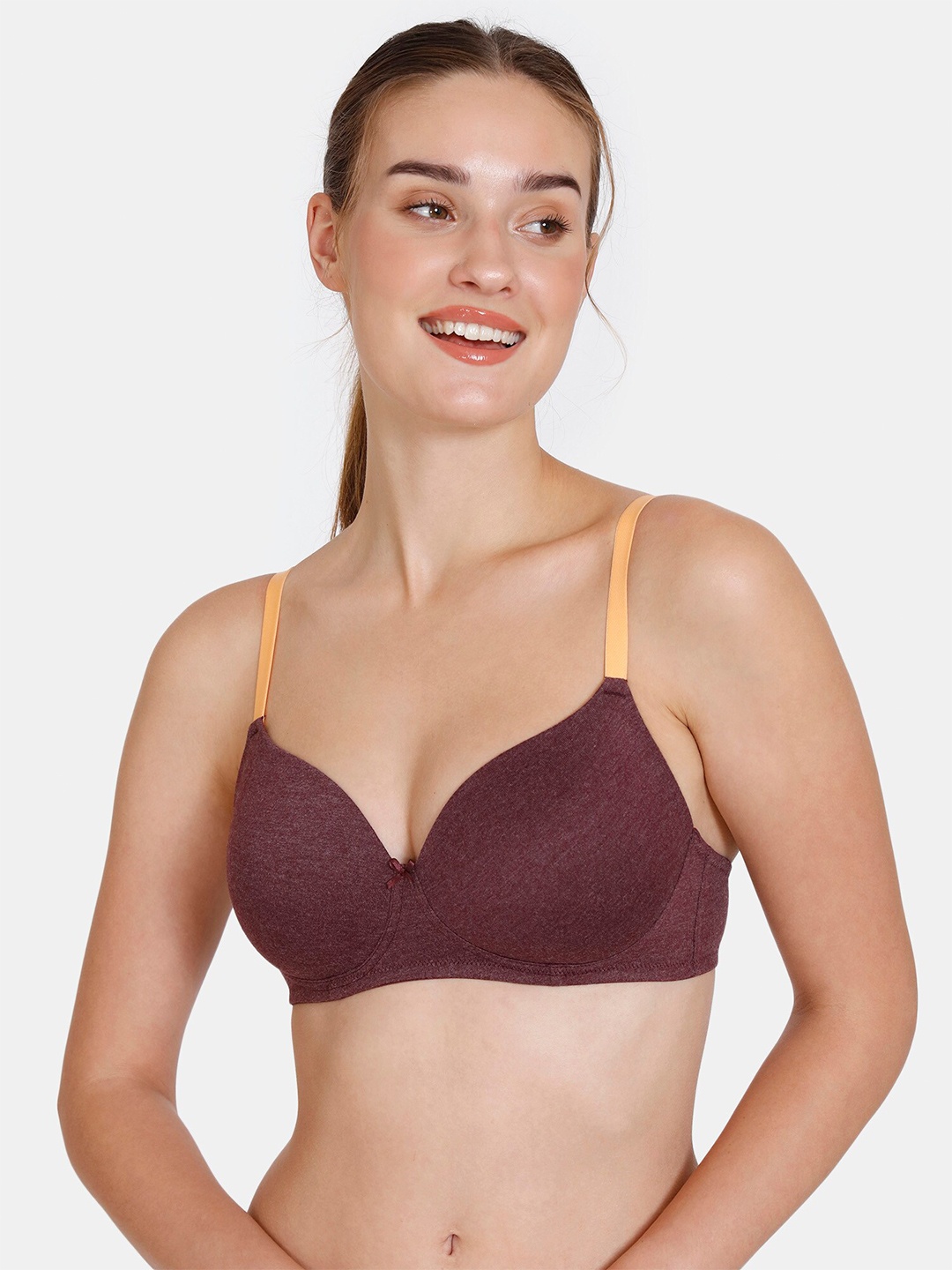 

Zivame Heavily Padded T-Shirt Bra, Purple