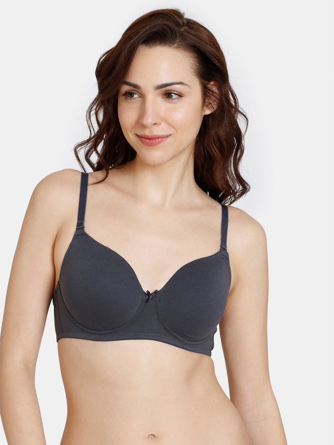 

Zivame Heavily Padded T-Shirt Bra, Black