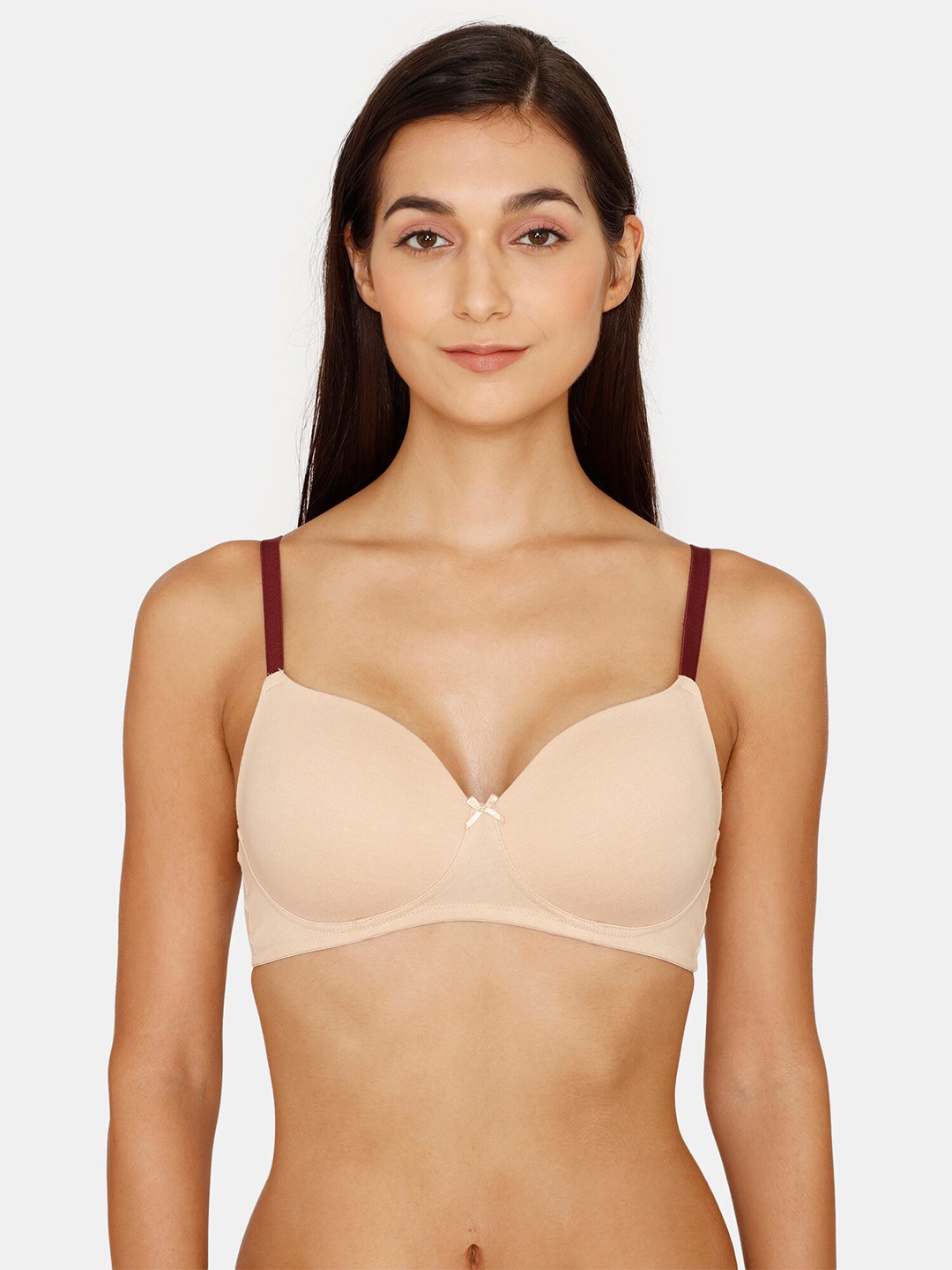 

Zivame Heavily Padded T-Shirt Bra, Beige