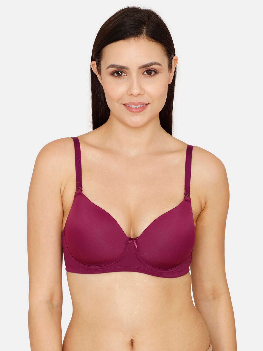 

Zivame Heavily Padded T-Shirt Bra, Purple