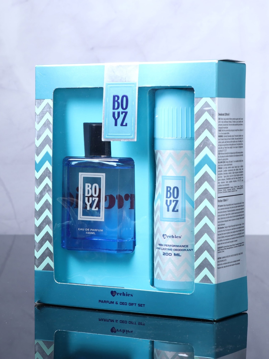 

Archies BOYZ Perfume 100Ml & Deo 200Ml Fragrance Gift Set, Blue