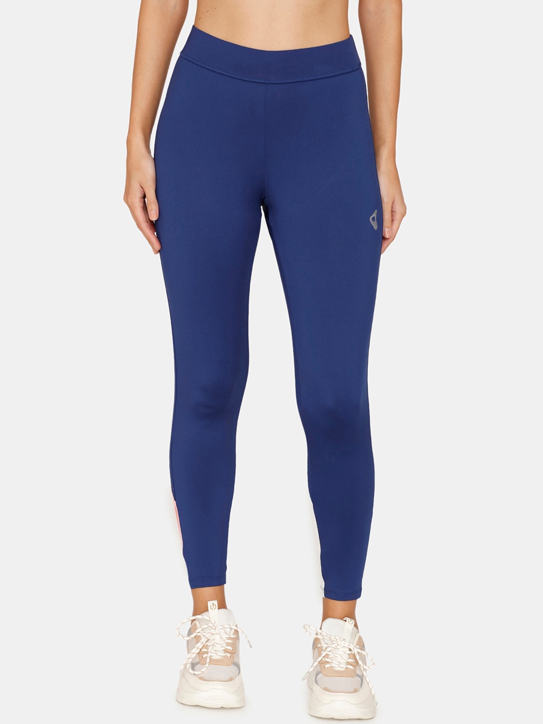

Zelocity by Zivame Women High-Rise Tights, Blue