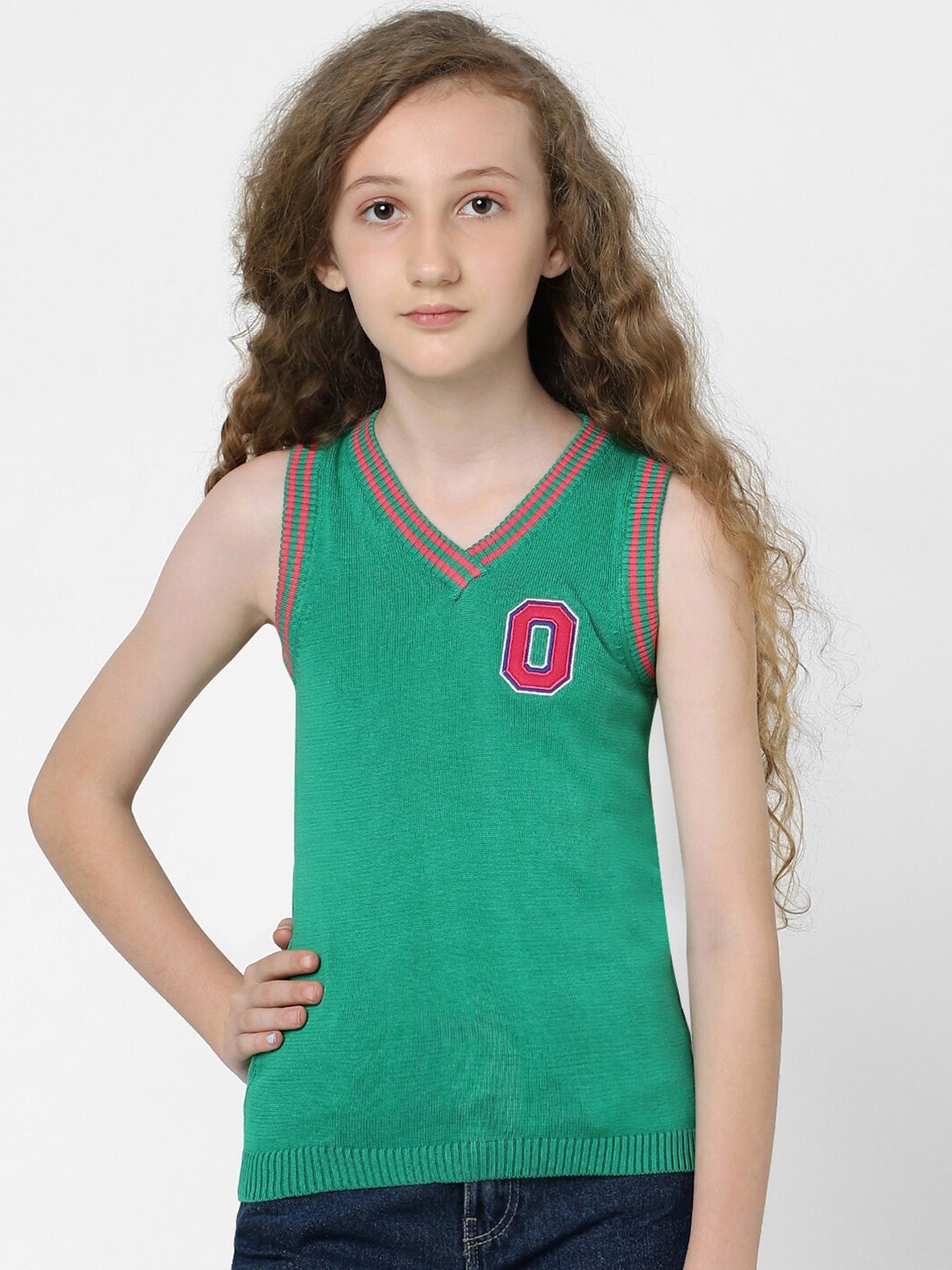 

KIDS ONLY Girls Sleeveless Top, Green