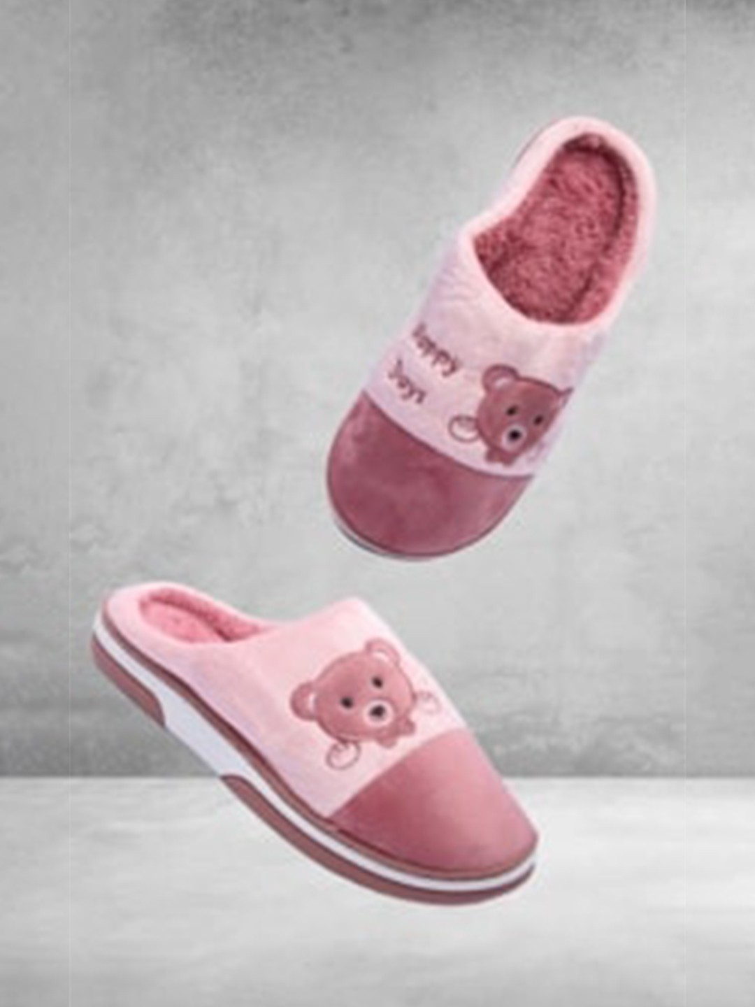 

Brauch Women Self Design Room Slippers, Pink