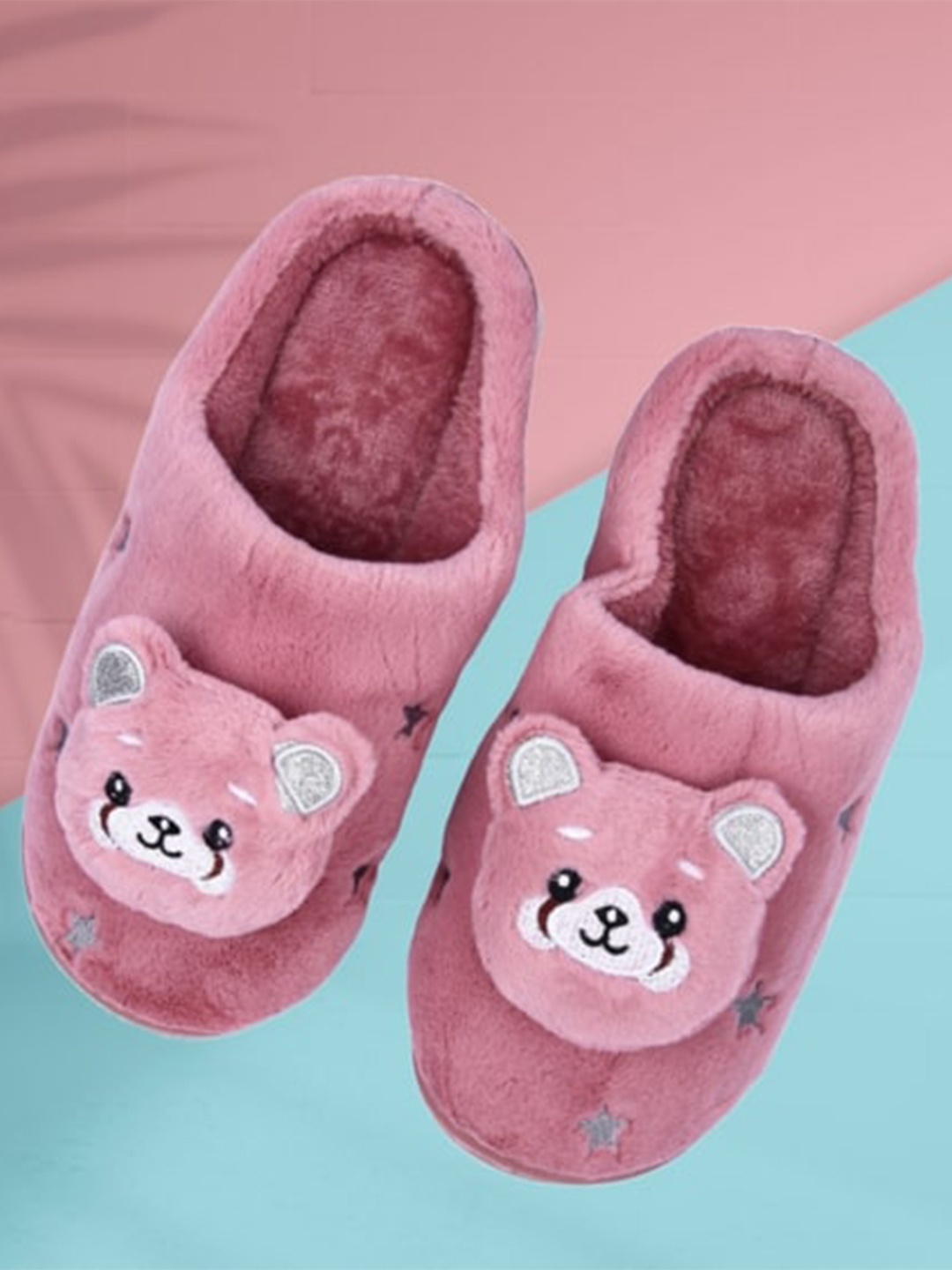 

Brauch Women Self Design Room Slippers, Pink