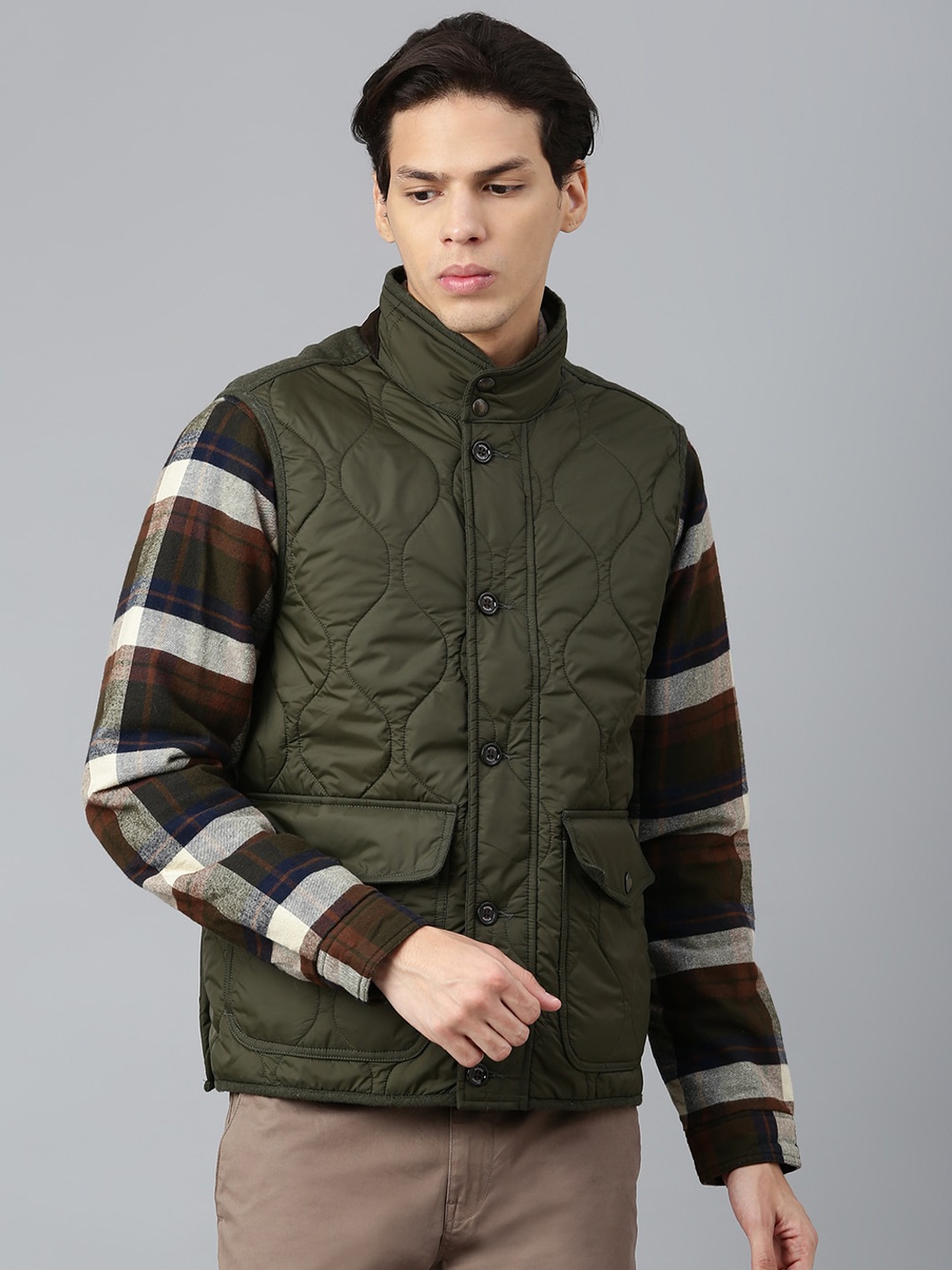

Woods Men Quilted Jacket, Olive