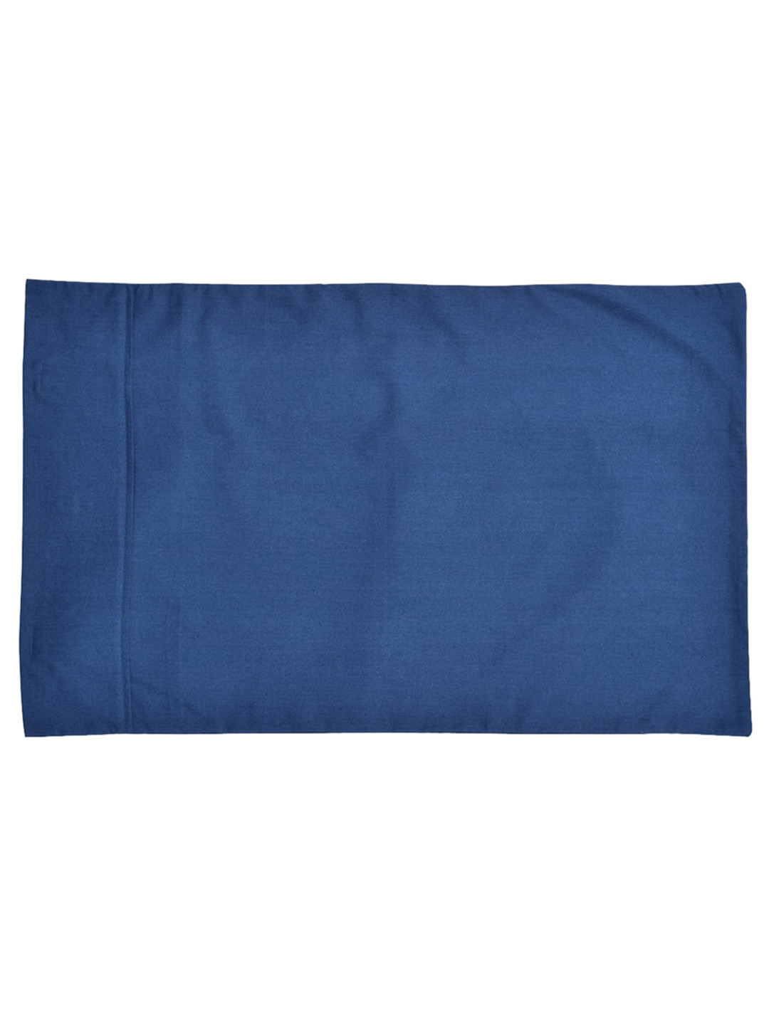

Fabindia Set Of 2 Cotton Woven Pillow Covers, Navy blue