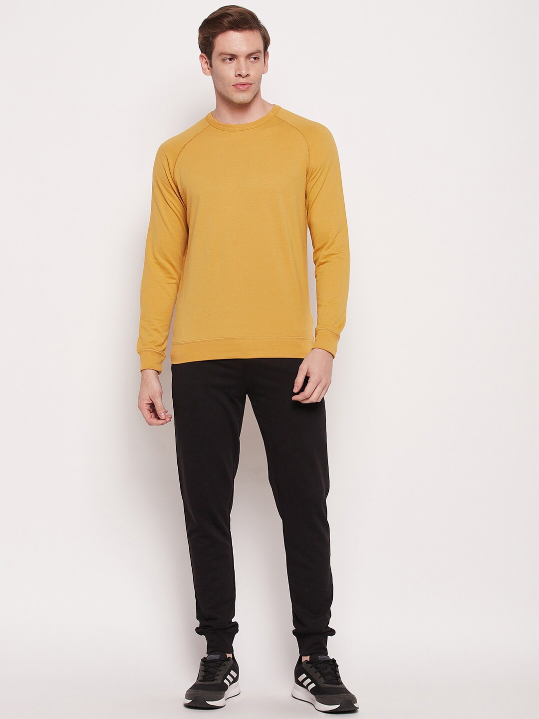 

Cantabil Men Cotton Tracksuits, Mustard