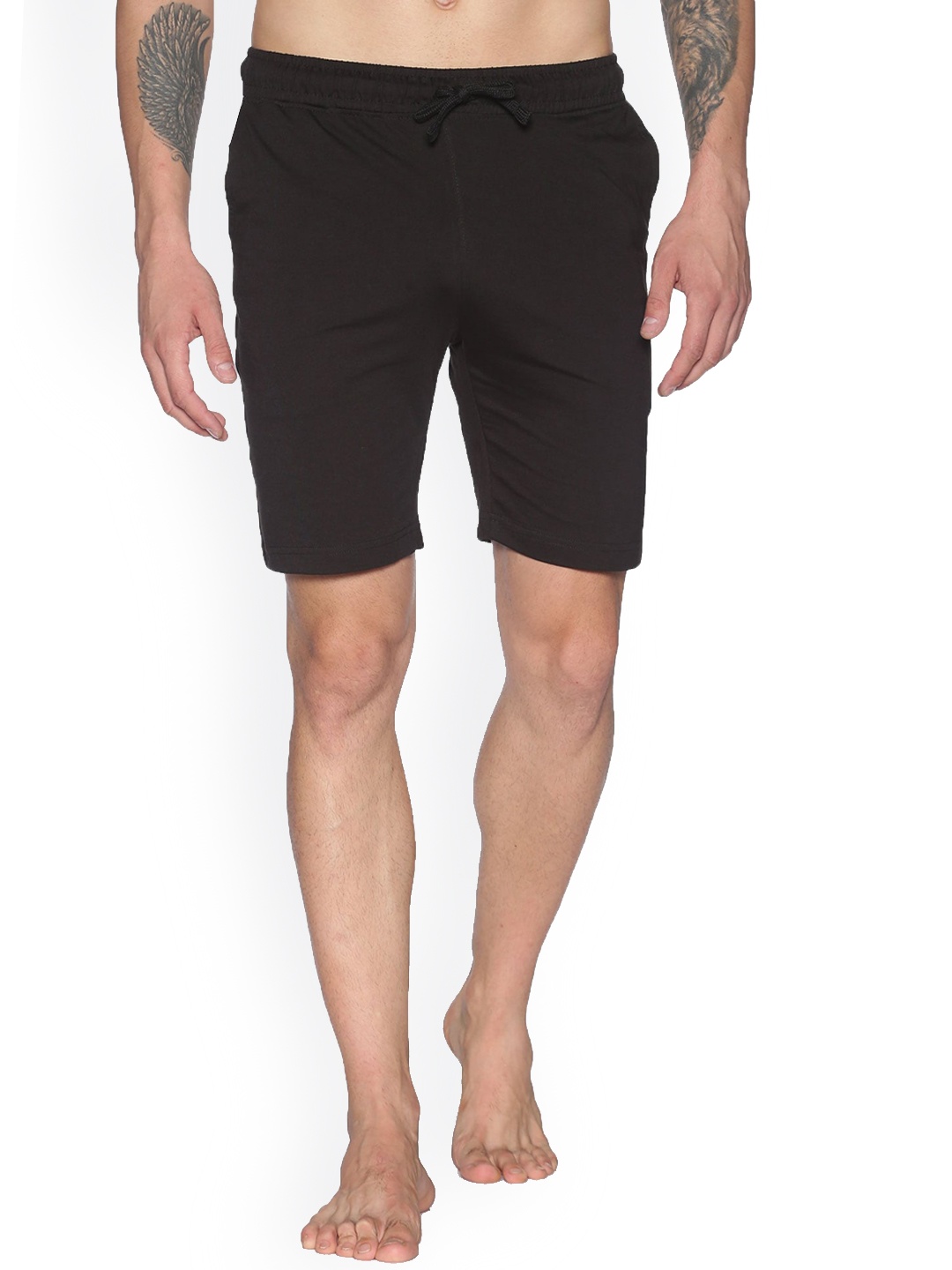 

Dollar Men Black Cotton Shorts