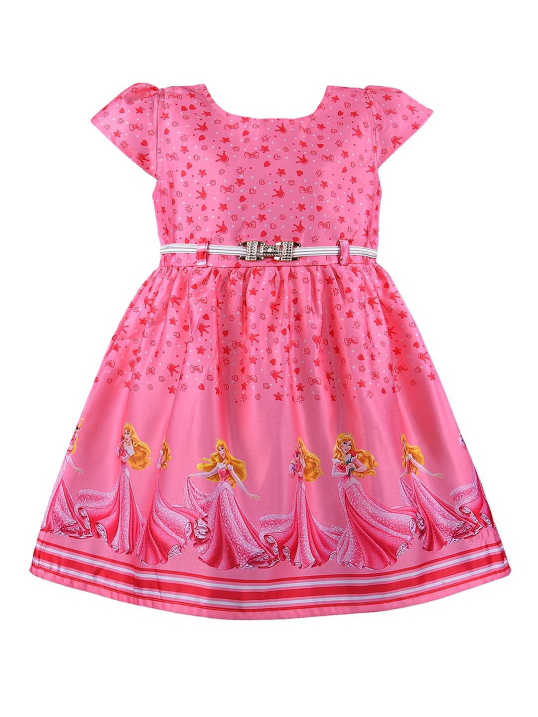 

Wish Karo Girls Fit & Fare dress, Pink