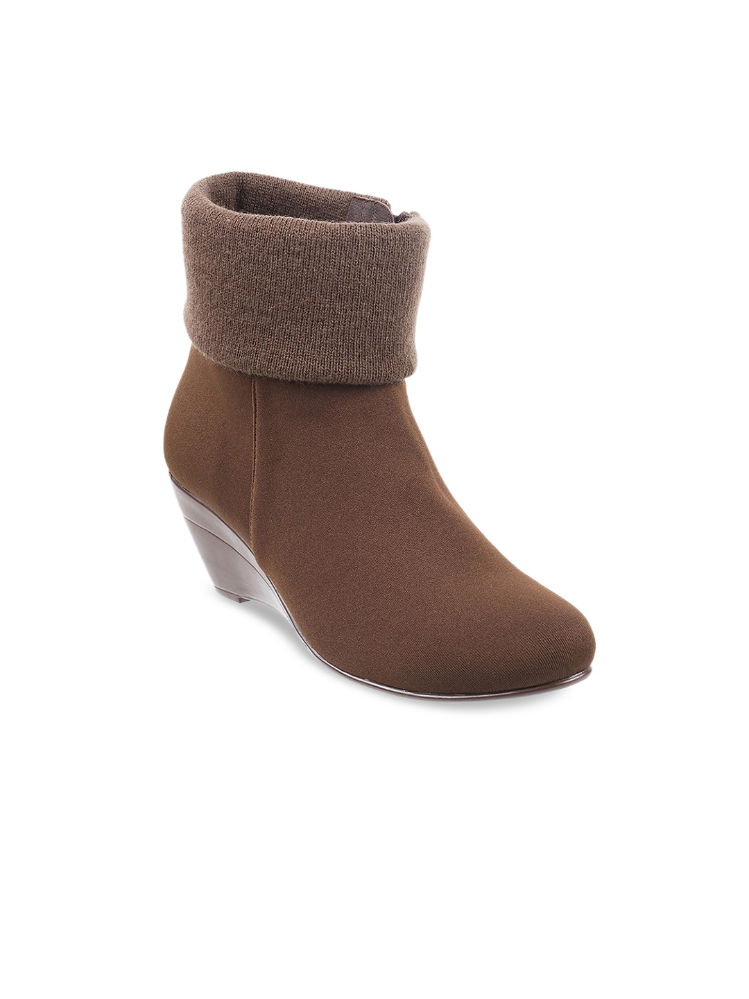 

Metro Women Wedge Heel Regular Boots, Brown