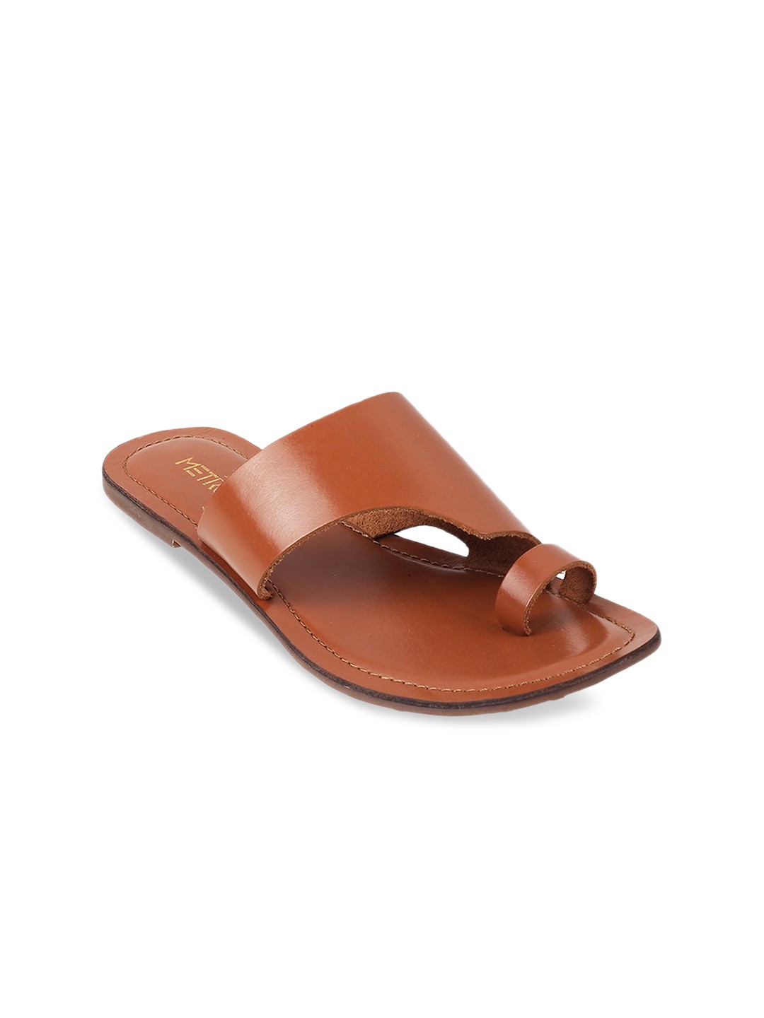 

Metro Women One Toe Flats, Tan