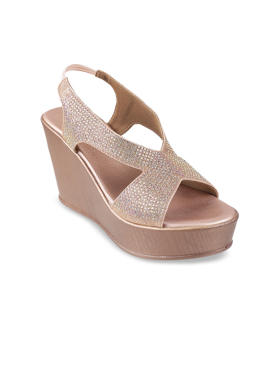 

Metro Embellished Wedge Heels, Pink