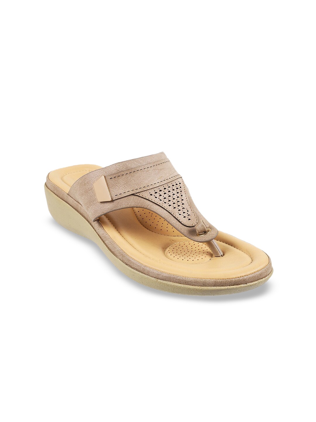 

Mochi Women Comfort Heels, Beige