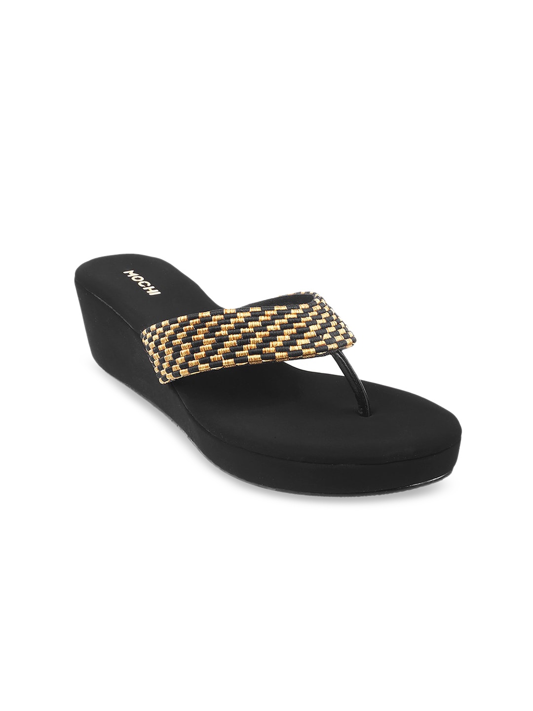 

Mochi Women Wedge Heels, Black