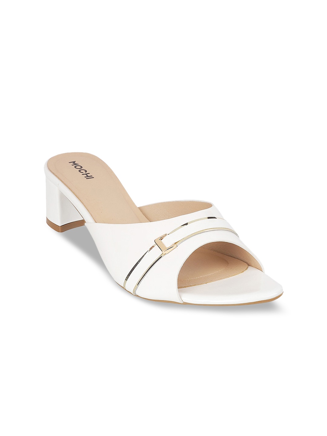 

Mochi Women Block Heels, White