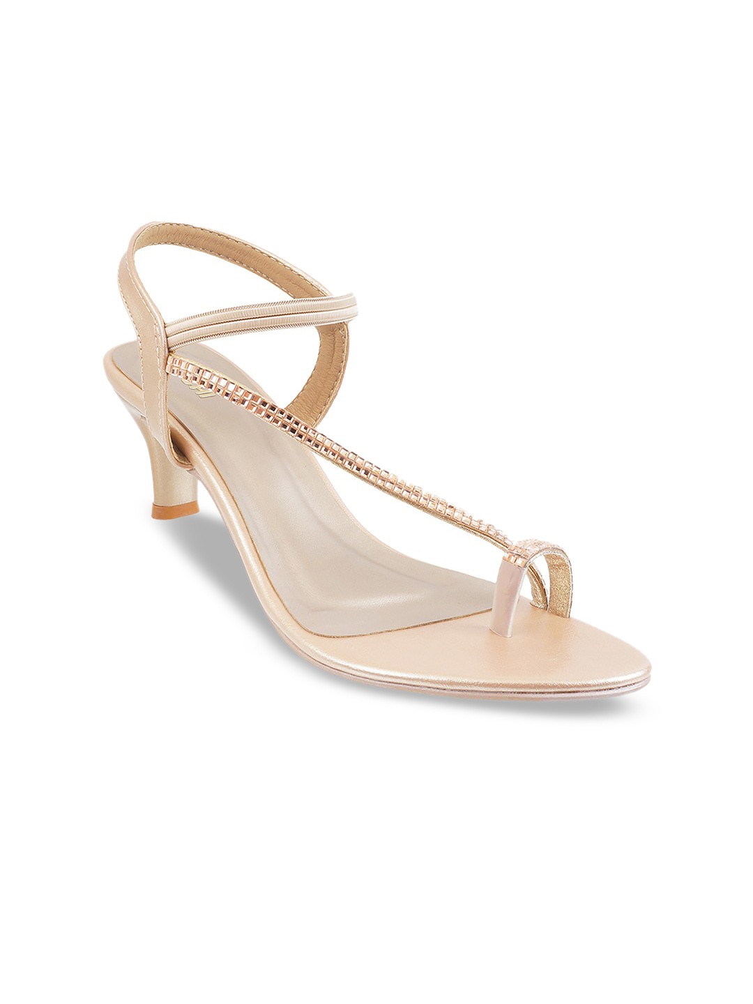 

Mochi Embellished Kitten Heels, Pink