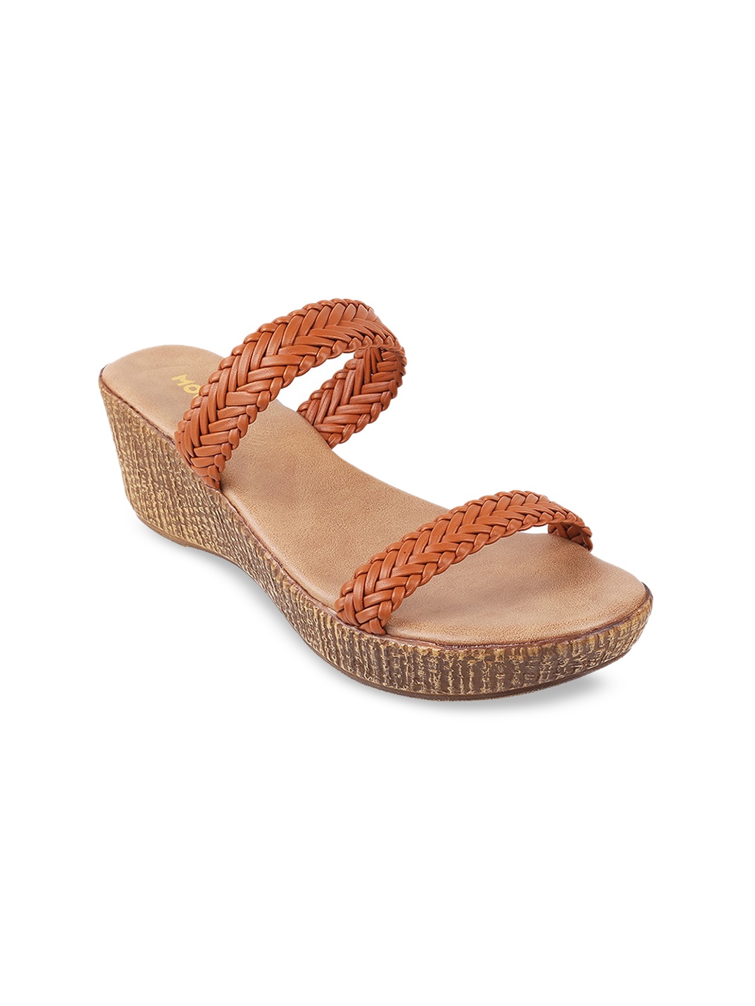 

Mochi Women Wedge Heels, Tan