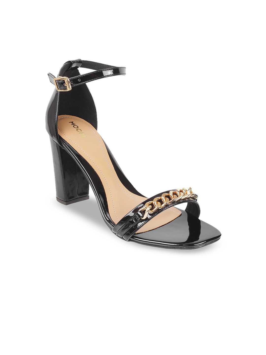 

Mochi Embellished Block Heels, Black