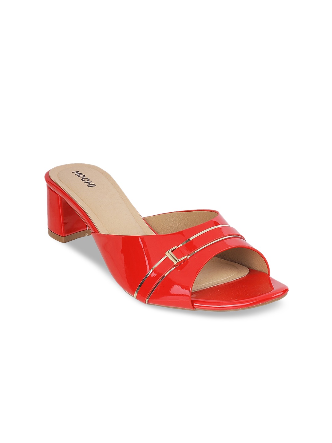 

Mochi Women Block Heels, Red