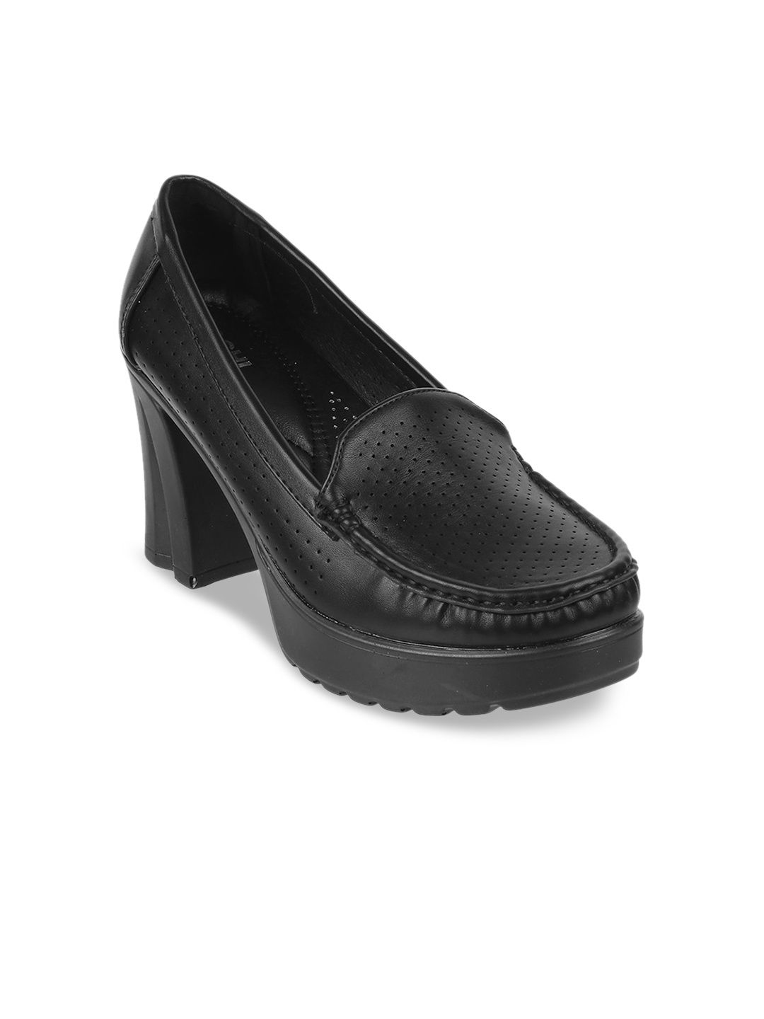

Mochi Women Block Pumps, Black