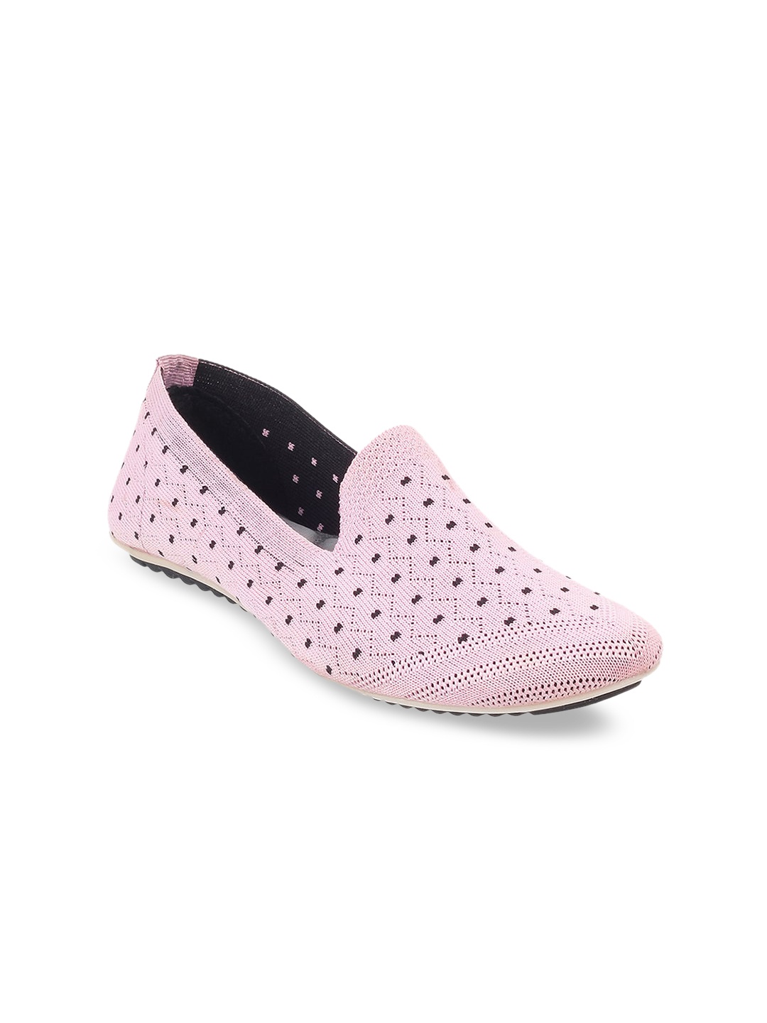 

WALKWAY by Metro Women Woven Design Ballerinas, Pink