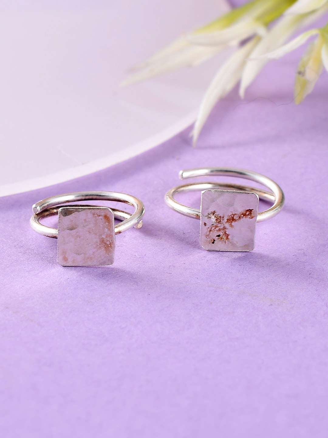 

Silvermerc Designs Silver-Plated Toe Rings
