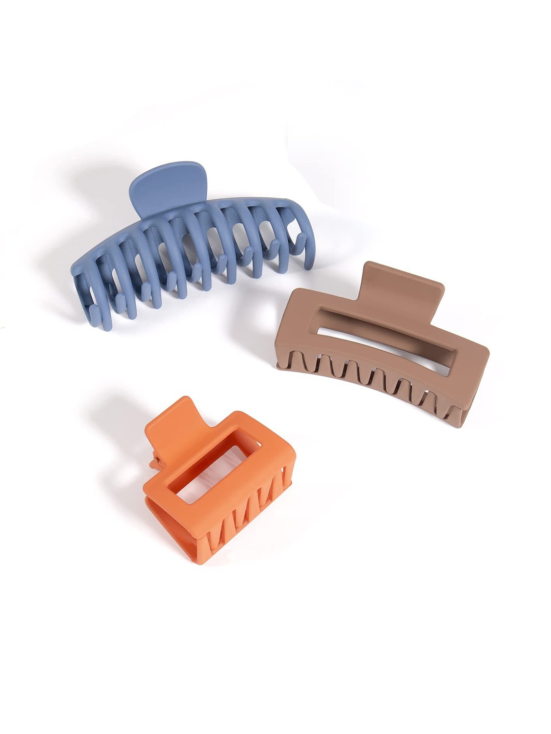 

FIMBUL Women Set of 3 Large Claw Clip, Blue