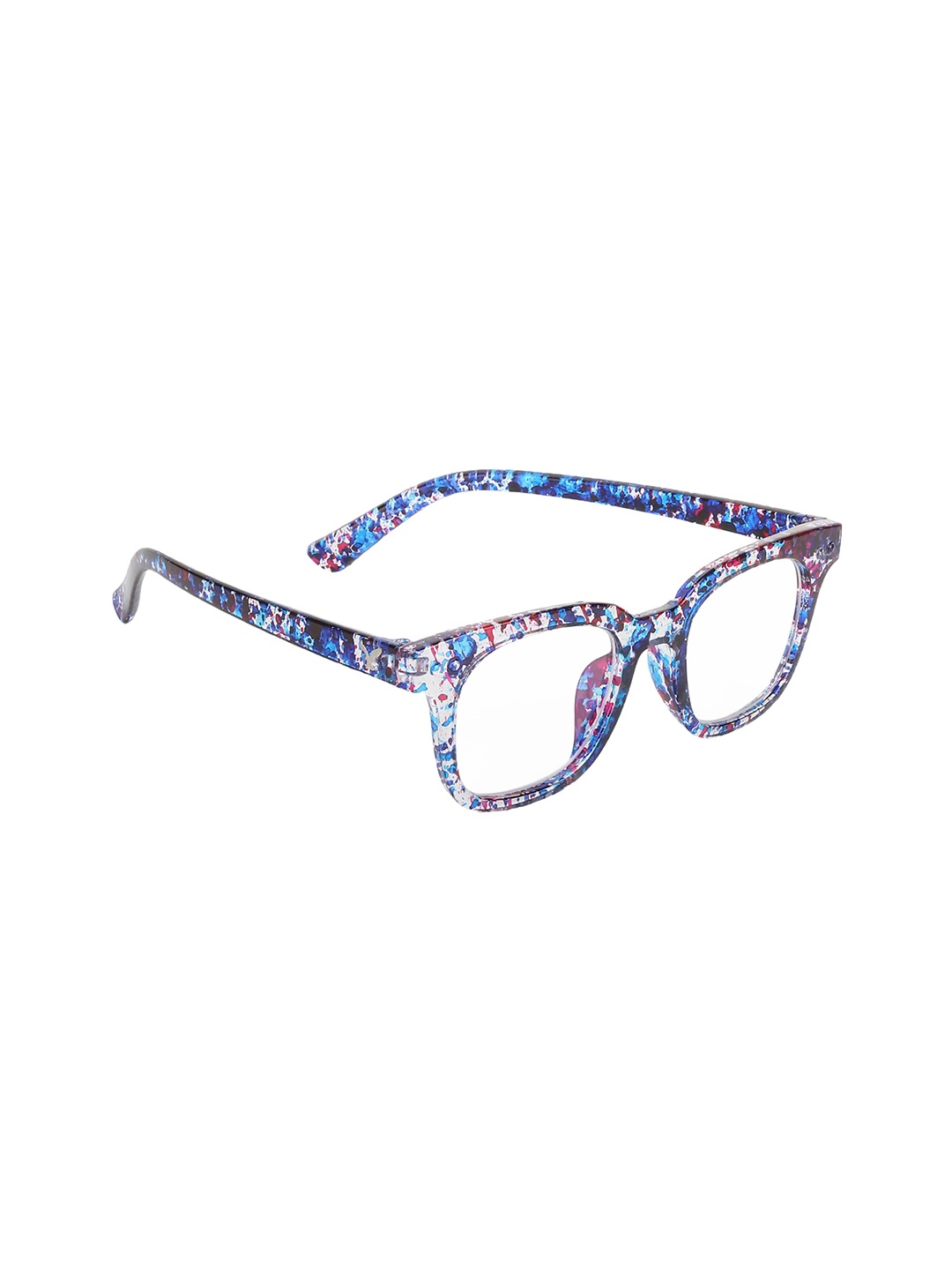 

CRIBA Unisex Lens & Wayfarer Sunglasses with UV Protected Lens, Blue