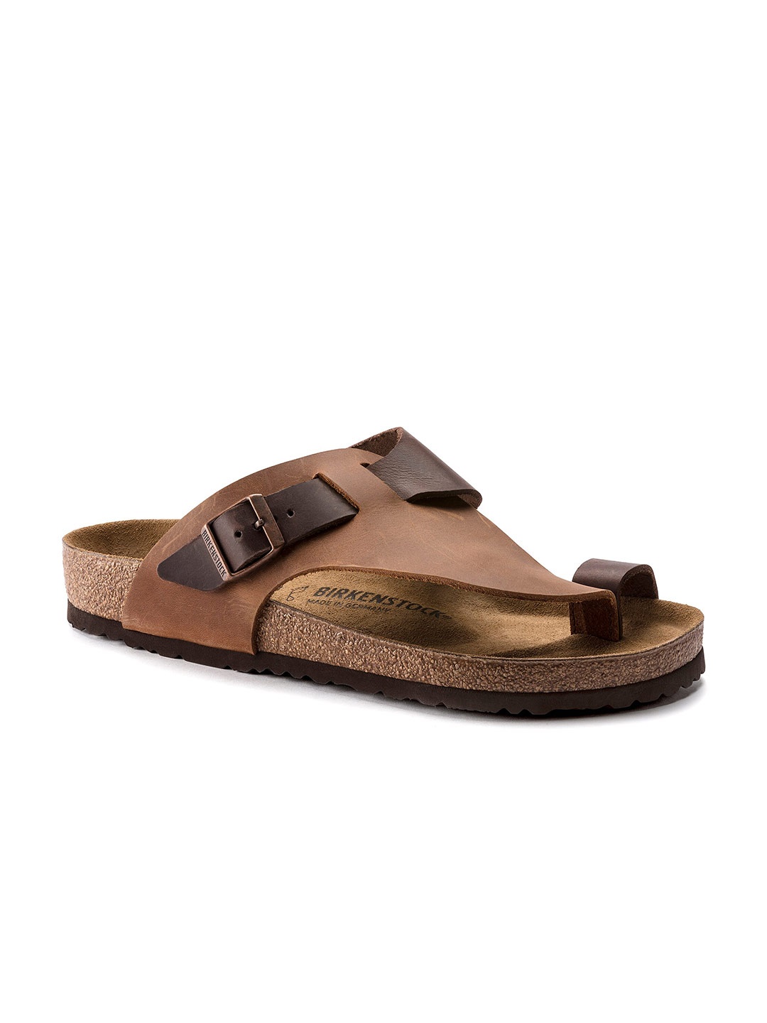 

Birkenstock Men Leather Comfort Sandals, Brown