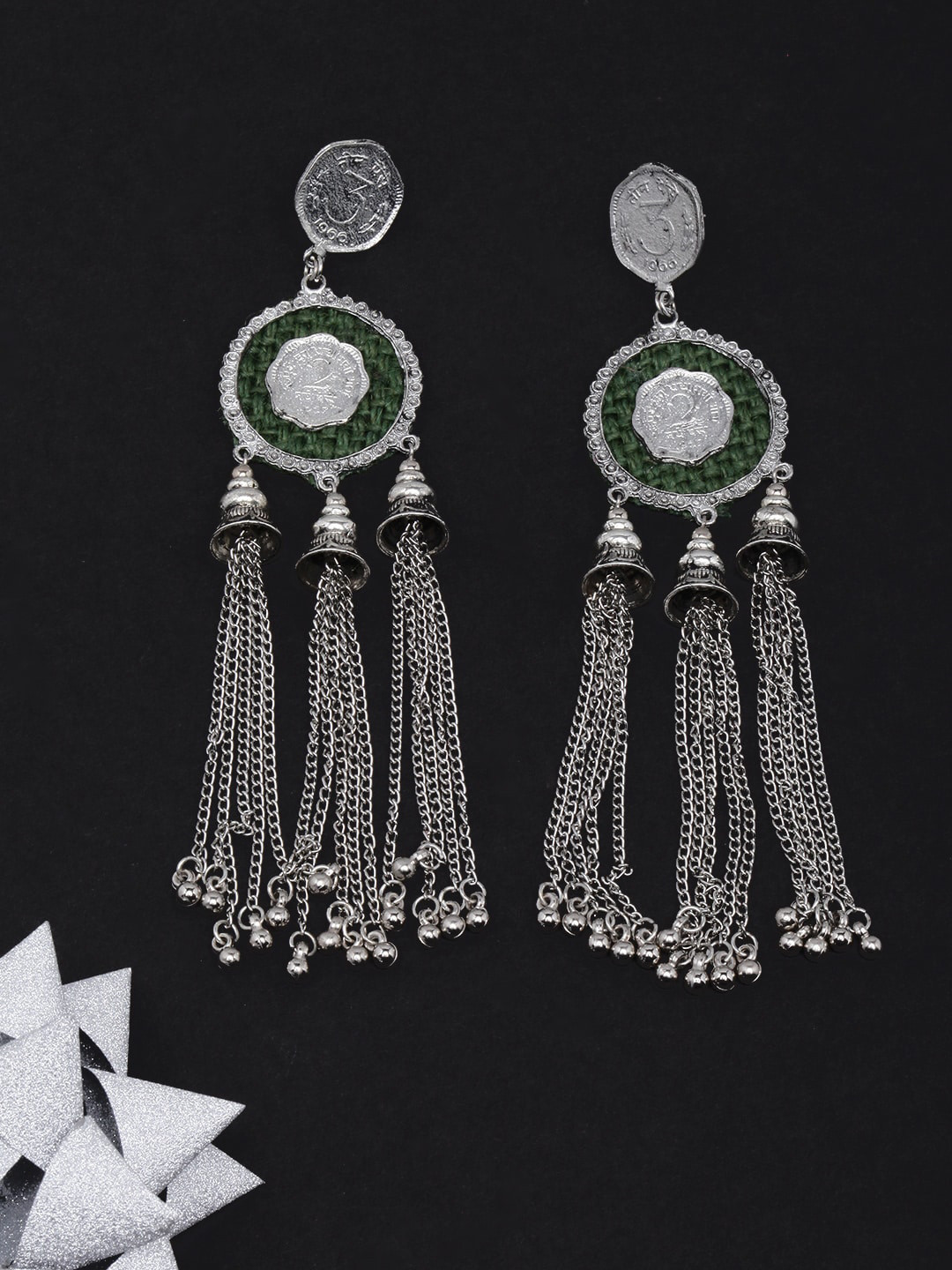 

DIVA WALK Silver Plated Contemporary Drop Earrings
