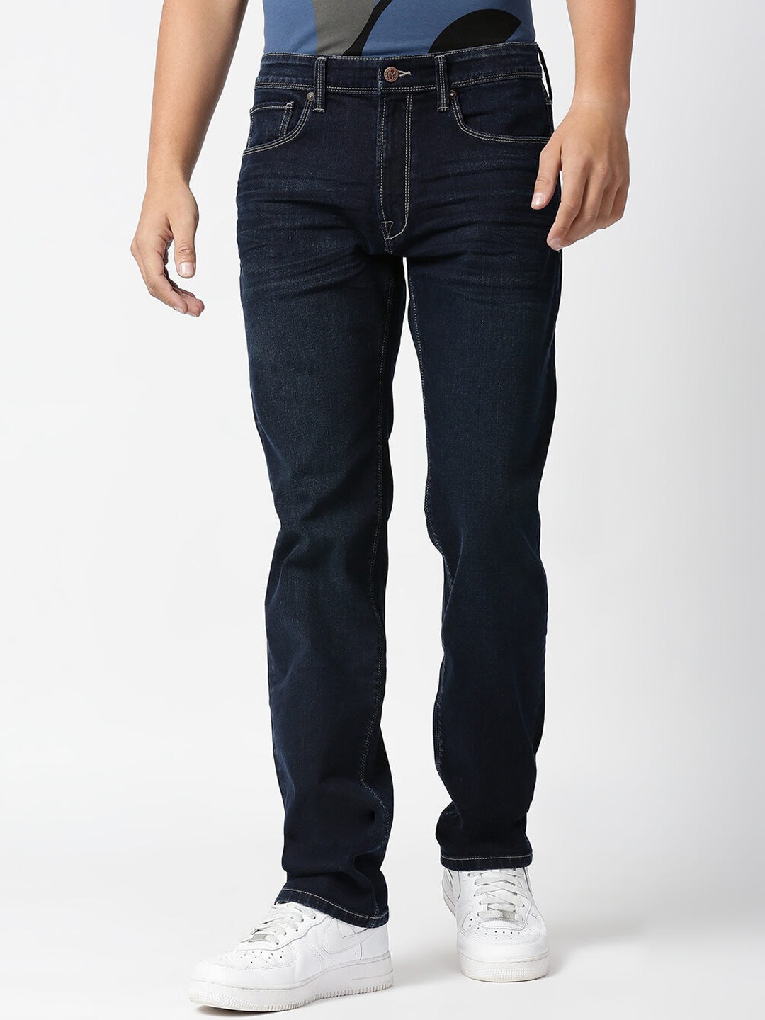 

Pepe Jeans Men Holborne Light Fade Cotton Stretchable Jeans, Blue
