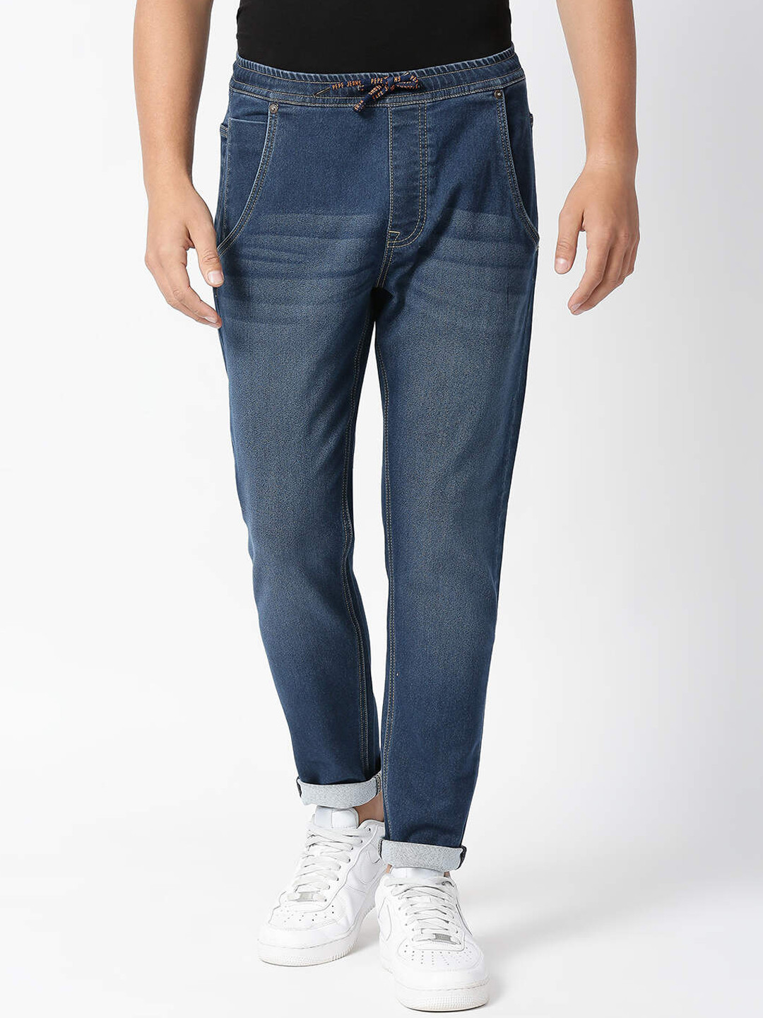 

Pepe Jeans Men Straight-Fit Cotton Joggers, Blue