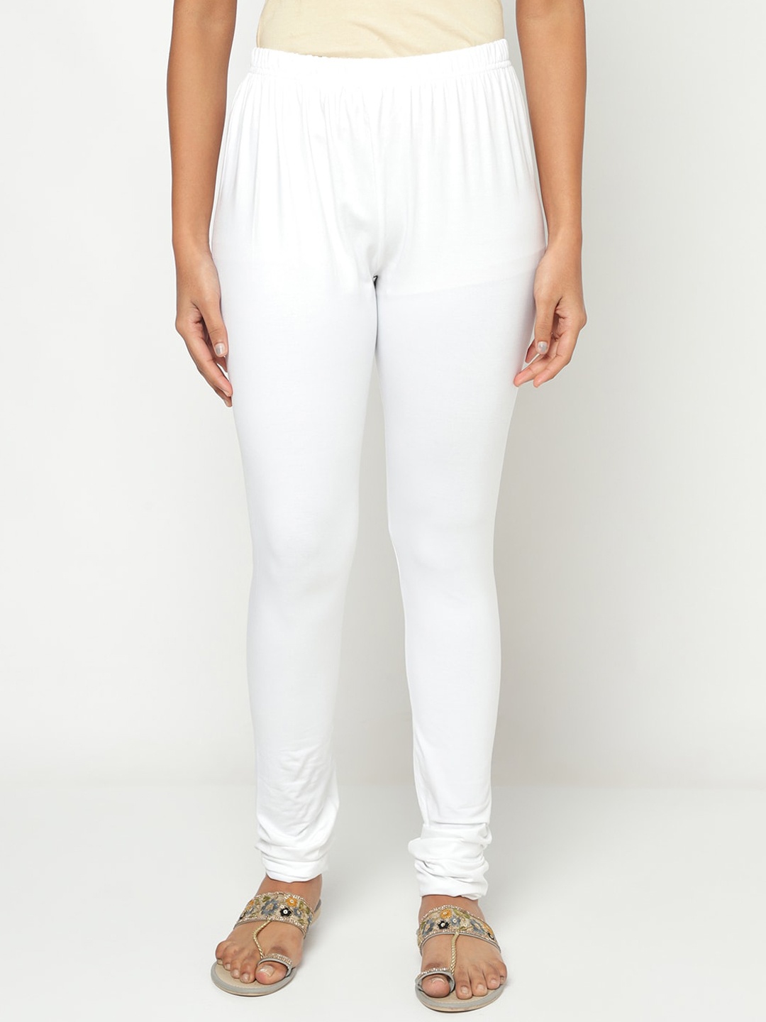 Fabindia Women Cotton Regular Churidar, White