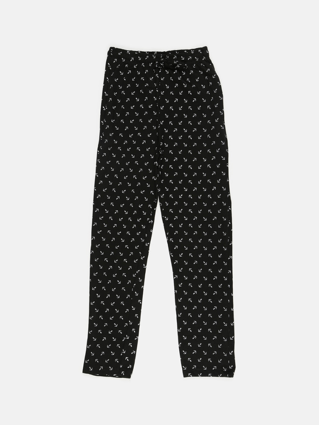 

V2 Value & Variety Girls Printed Cotton Leggings, Black