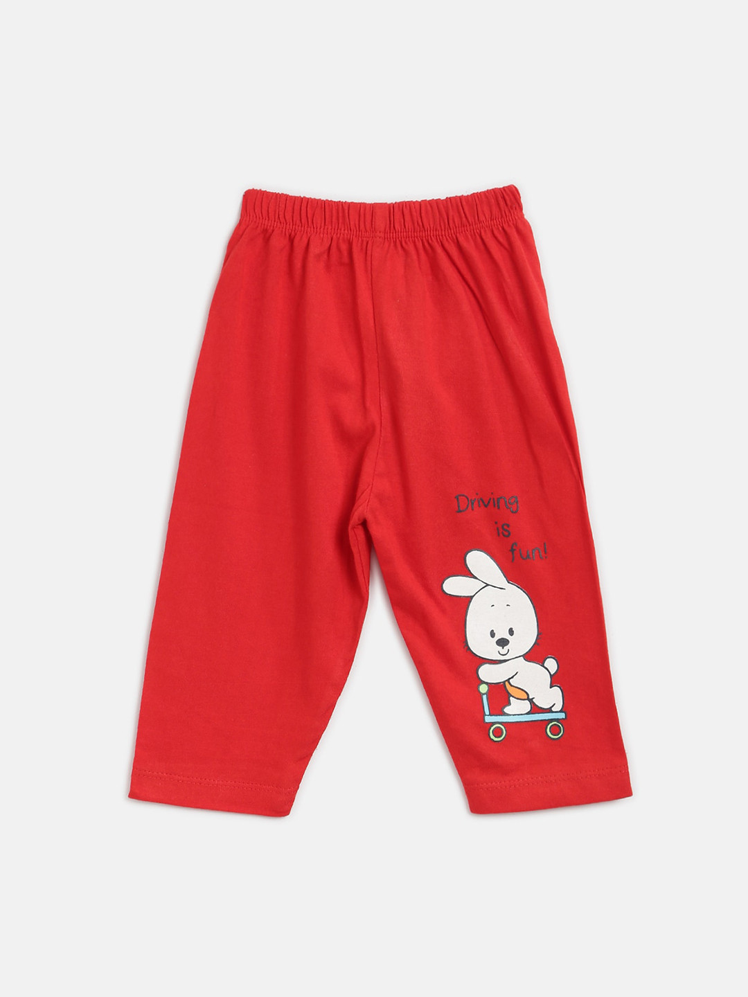 

V2 Value & Variety Kids Boys Printed Cotton Lounge Pants, Red