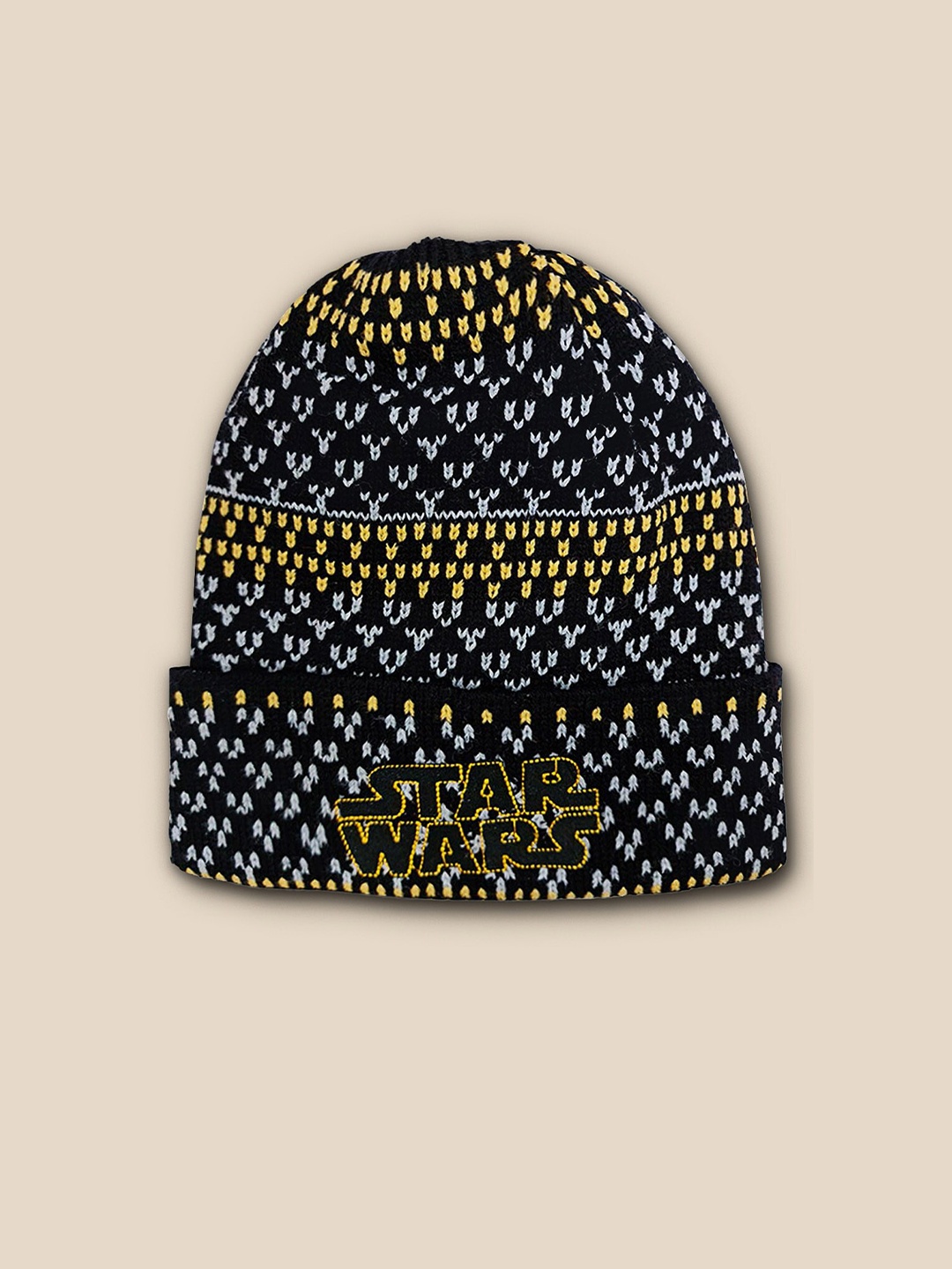 Free Authority Men Star Wars Beanie Caps, Black