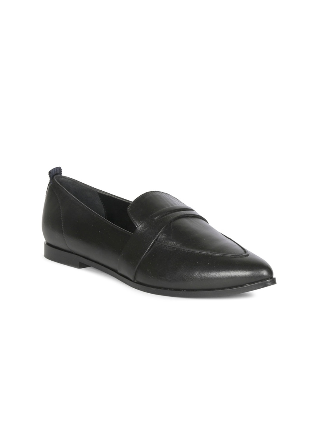 

Saint G Women Leather Ballerinas Flats, Black