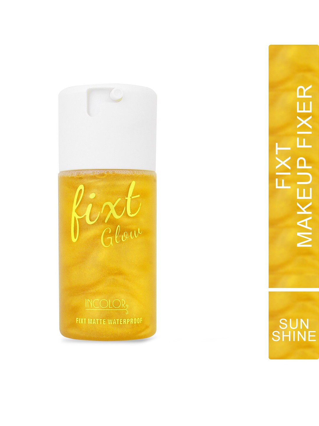 

INCOLOR Fixt Glow Matte Waterproof Makeup Fixer - 100ml, Gold