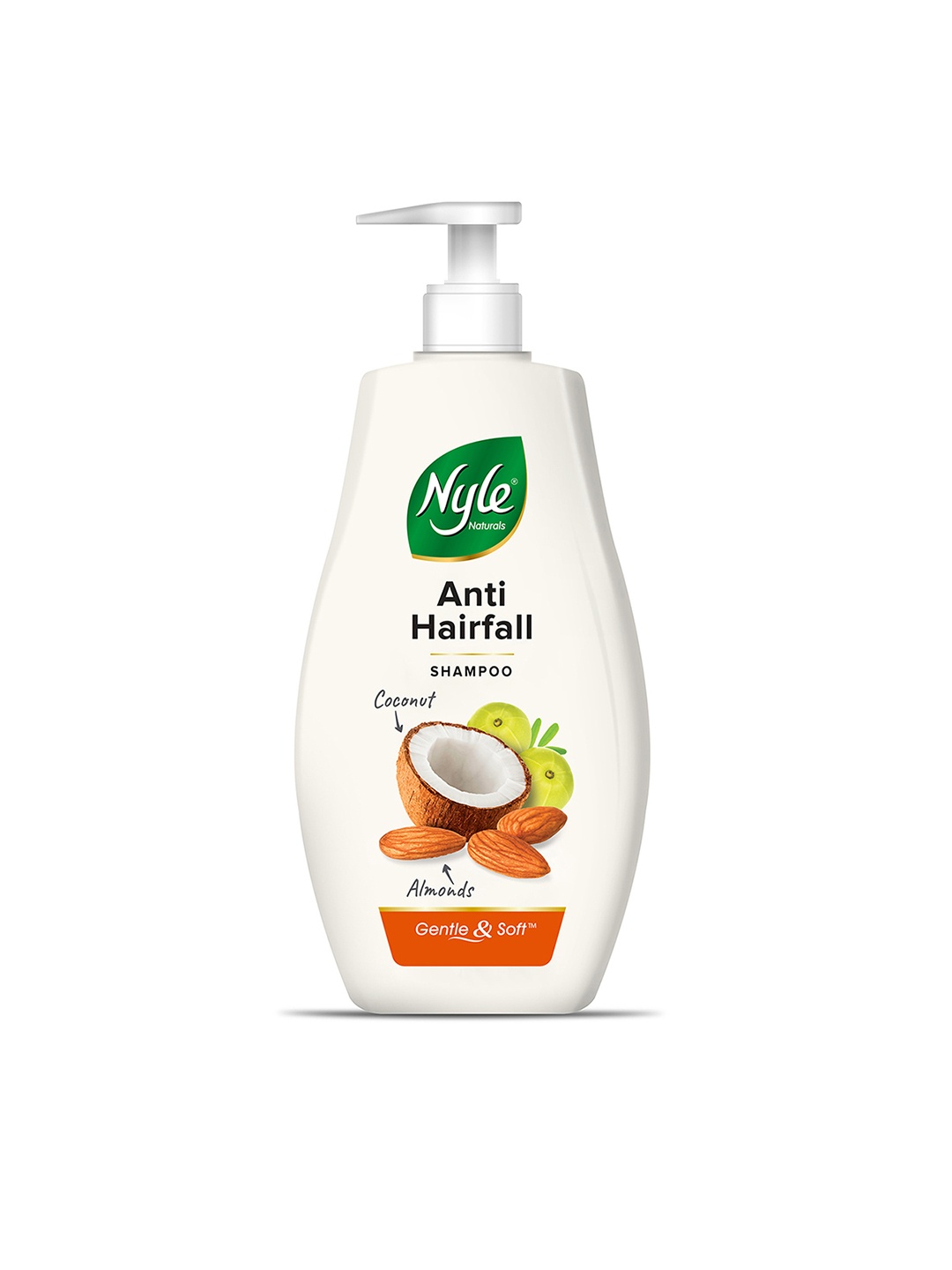 

Nyle Naturals Strong & Healthy Anti Hairfall Shampoo with Almond & Green Gram Sprouts - 1L, White