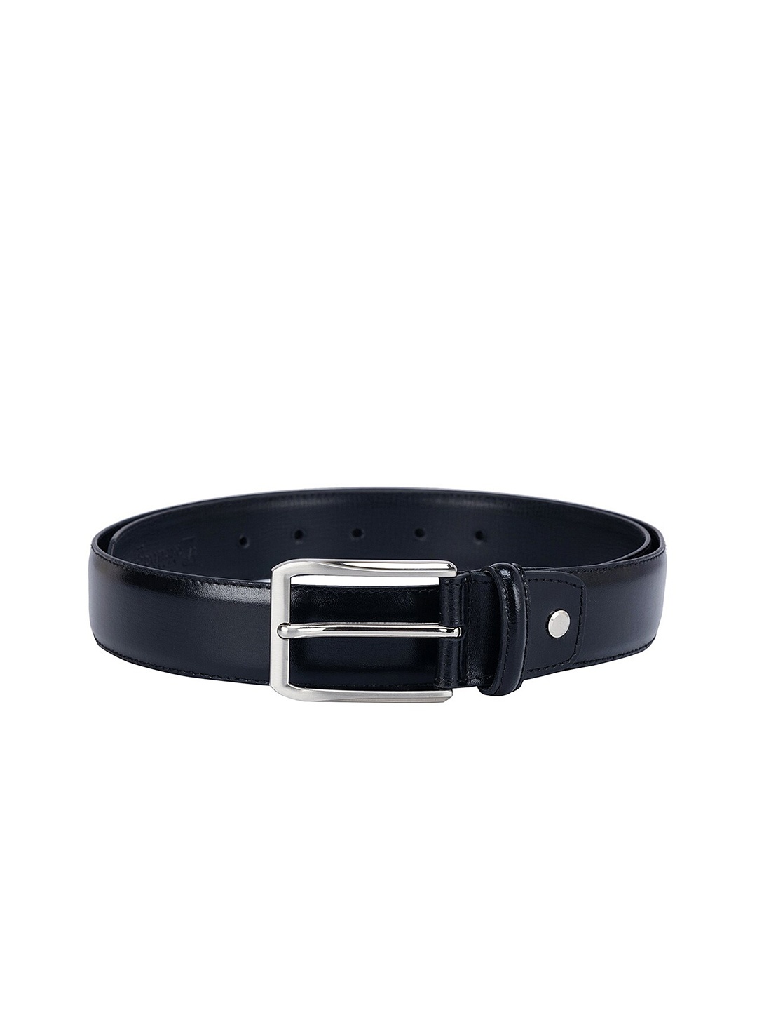 

Da Milano Men Leather Formal Belt, Black